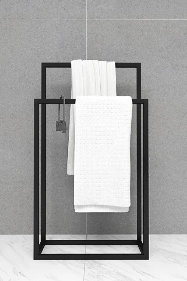 Metal Havluluk Banyo Düzenleyici Dekoratif Havluluk